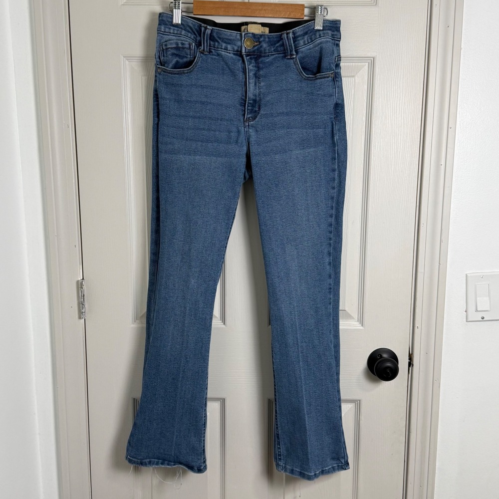 Democracy Ab Solution Bootcut Jeans Womens 12 Blue Stretch Casual